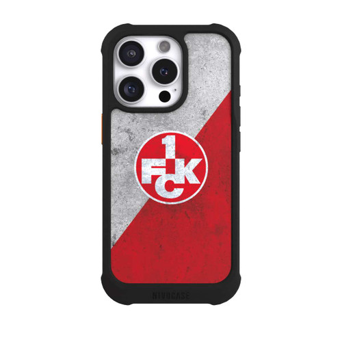 Apple iPhone 16 Pro NIVOmax 1.FC Kaiserslautern-Beton Logo red