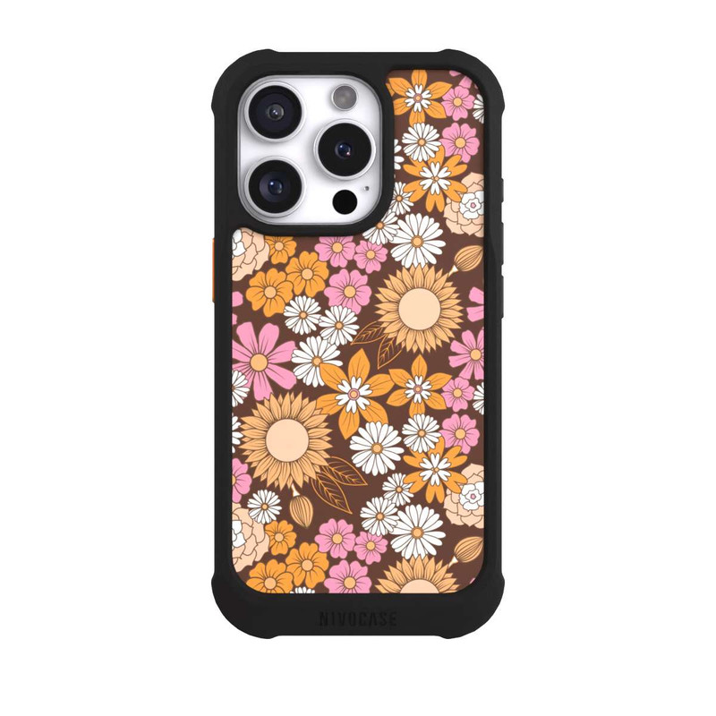 iPhone 16 Pro NIVOmax Vintage Boho Blumen