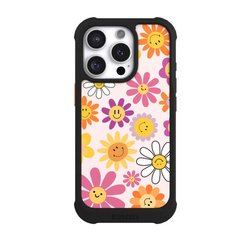 Apple iPhone 16 Pro NIVOmax Smiles Pink Flowers