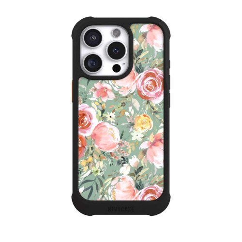 Apple iPhone 16 Pro NIVOmax Bouquet de Pivoines Pastelles