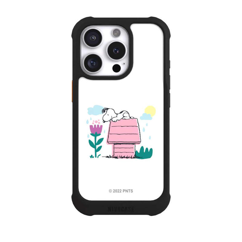 iPhone 16 Pro NIVOmax Snoopy Hundehütte Frühling