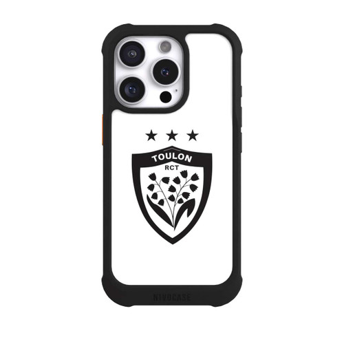 Apple iPhone 16 Pro NIVOmax RCT Blanc &amp; Noir