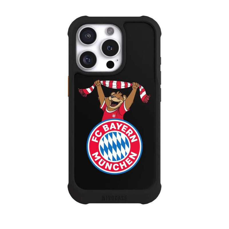 iPhone 16 Pro NIVOmax Bernie Jubel mit Schal Schwarz