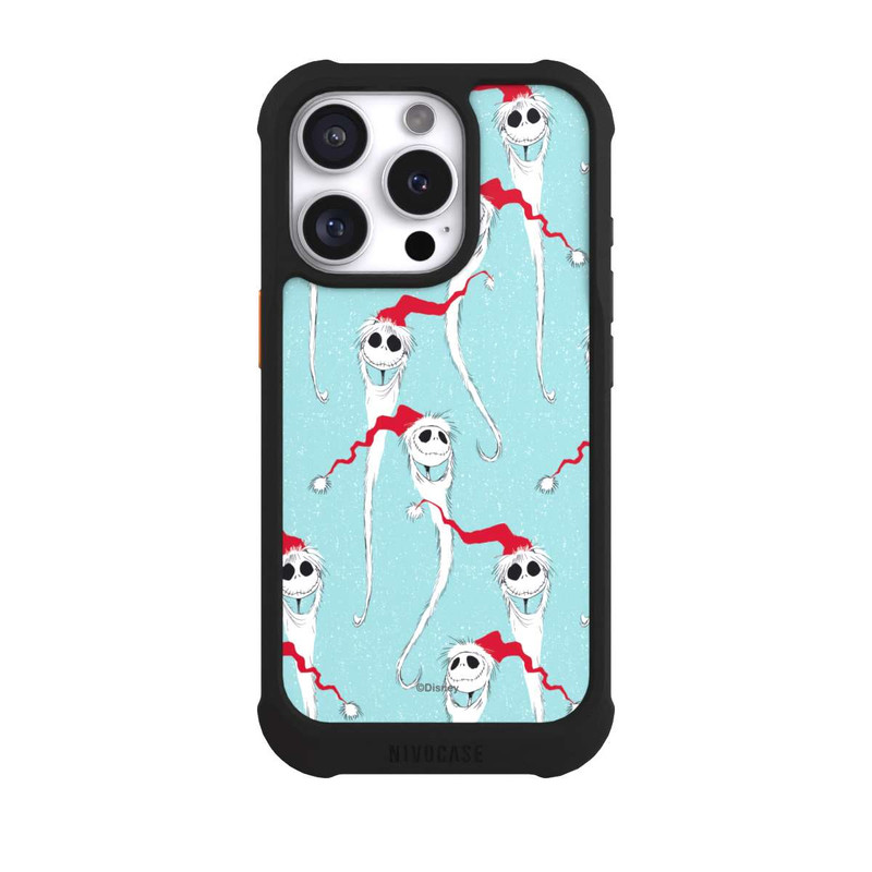 iPhone 16 Pro NIVOmax The Nightmare before Christmas Skeleton Pattern