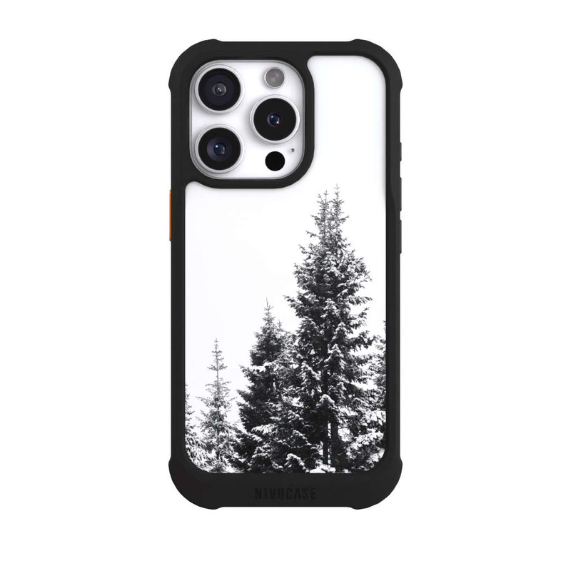 iPhone 16 Pro NIVOmax Schneebedeckte Tannen