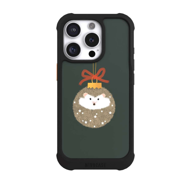 iPhone 16 Pro NIVOmax weihnachtlicher Igel