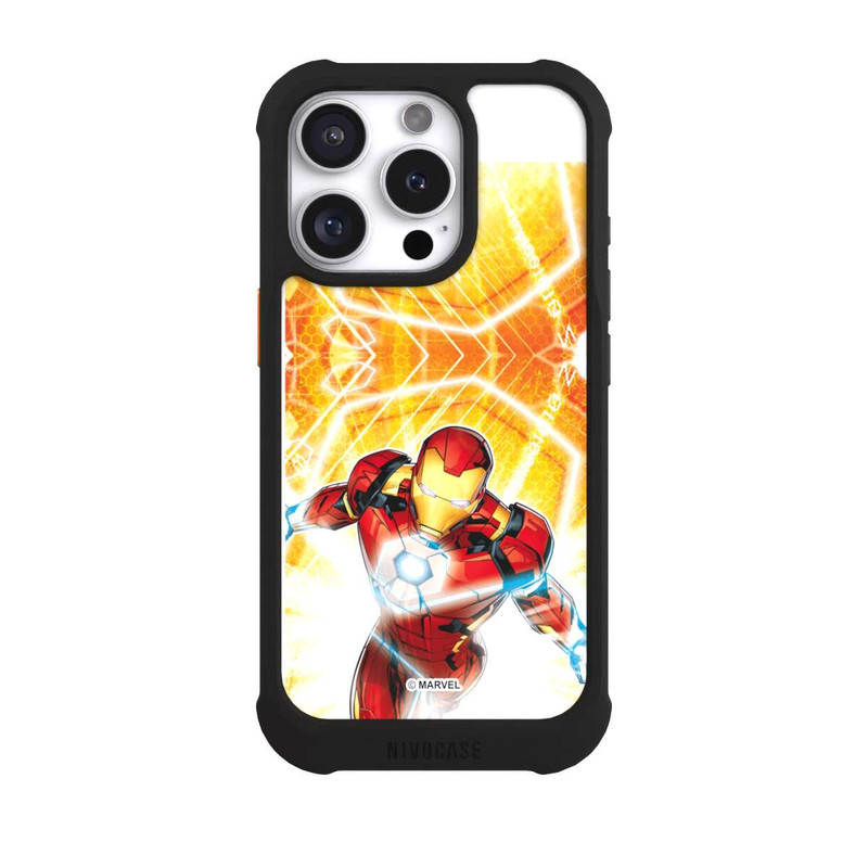 iPhone 16 Pro NIVOmax Iron Man on Fire