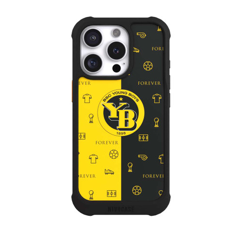 Apple iPhone 16 Pro NIVOmax BSC YB Gelb Schwarz Muster