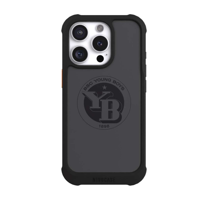 iPhone 16 Pro NIVOmax BSC YB Logo Grau