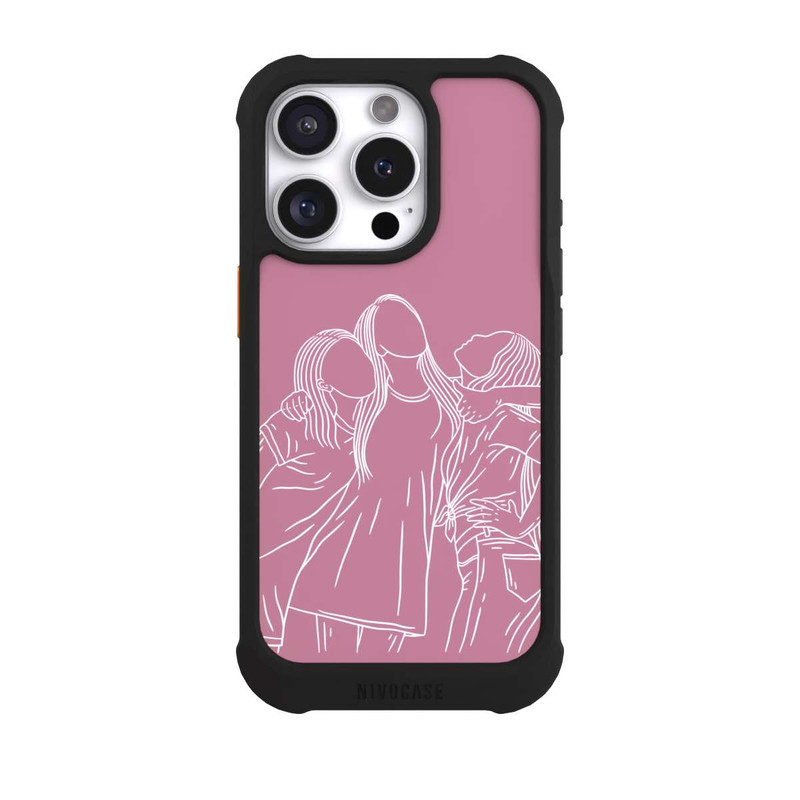 iPhone 16 Pro NIVOmax Freundinnen Line Art