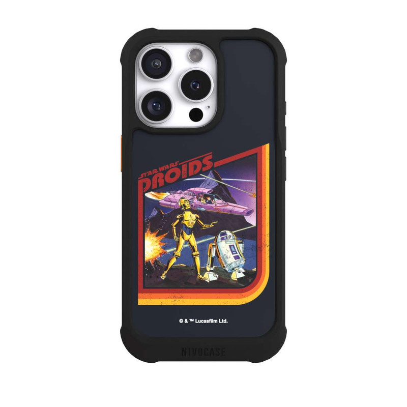iPhone 16 Pro NIVOmax R2D2 und C3PO Comic