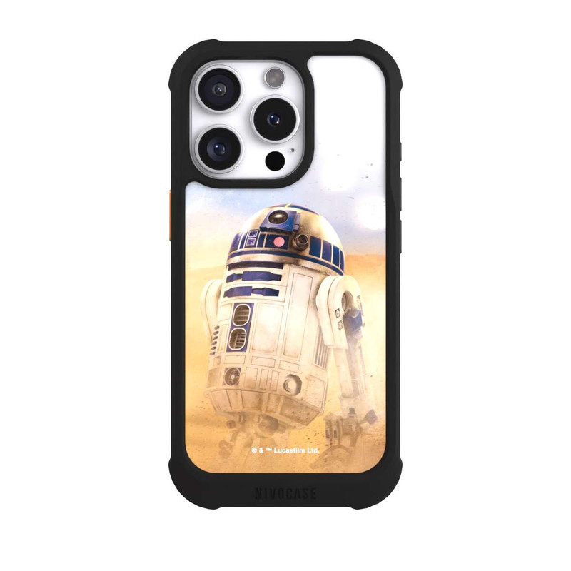 iPhone 16 Pro NIVOmax R2D2 dans le désert