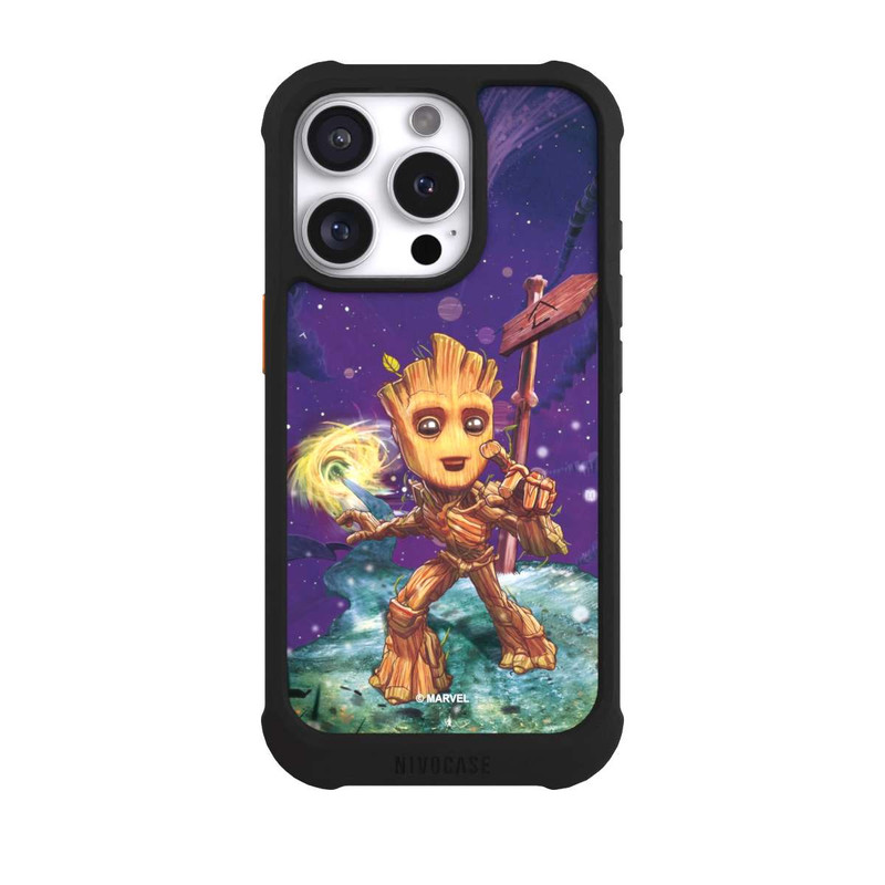 iPhone 16 Pro NIVOmax Baby Groot Galaxy Touch