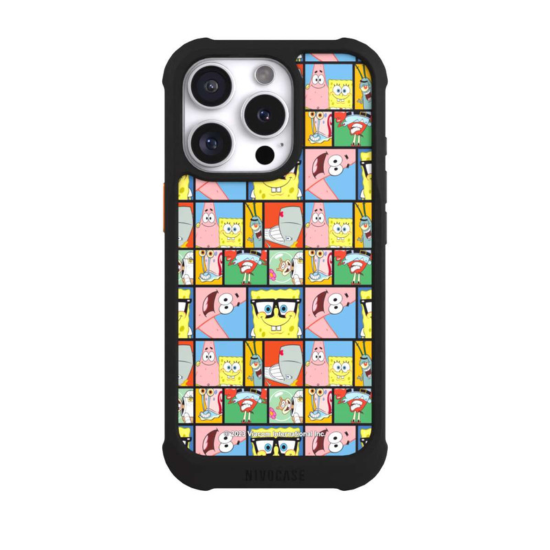 iPhone 16 Pro NIVOmax Spongebob Friends Memory Muster
