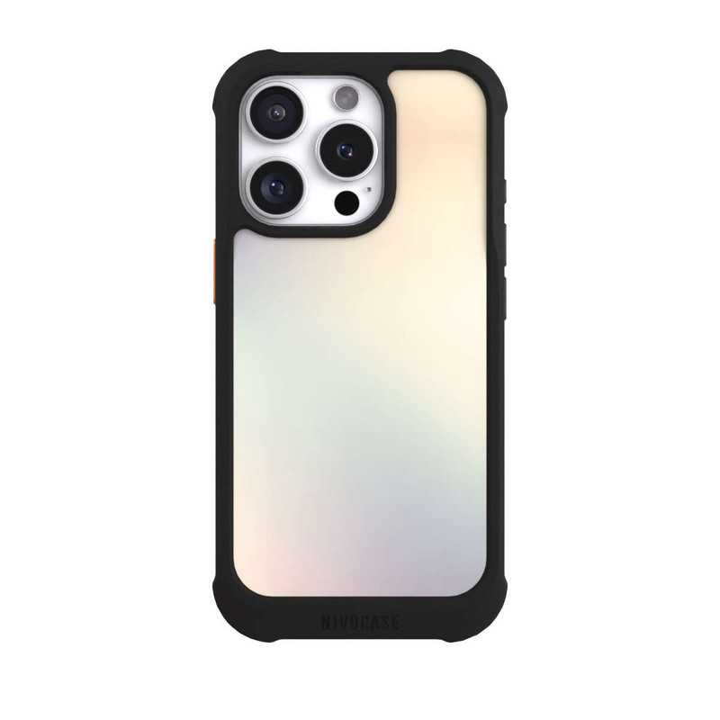 iPhone 16 Pro NIVOmax Lila Pastell Glitch