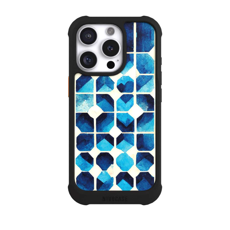 iPhone 16 Pro NIVOmax Motif bleu