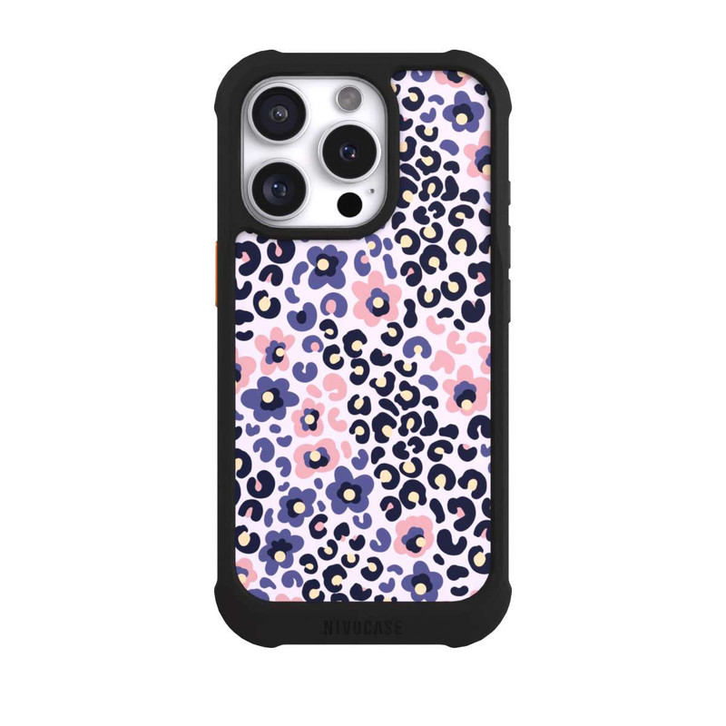 iPhone 16 Pro NIVOmax Tierfell mit Blumen 1