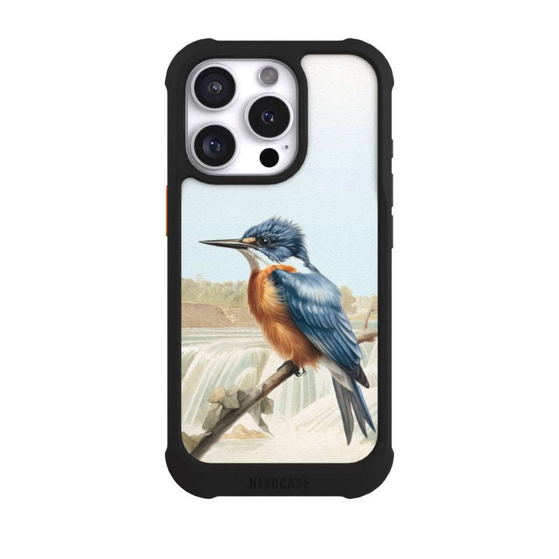 iPhone 16 Pro NIVOmax Eisvogel Retro