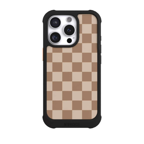 Apple iPhone 16 Pro NIVOmax Braun Karo