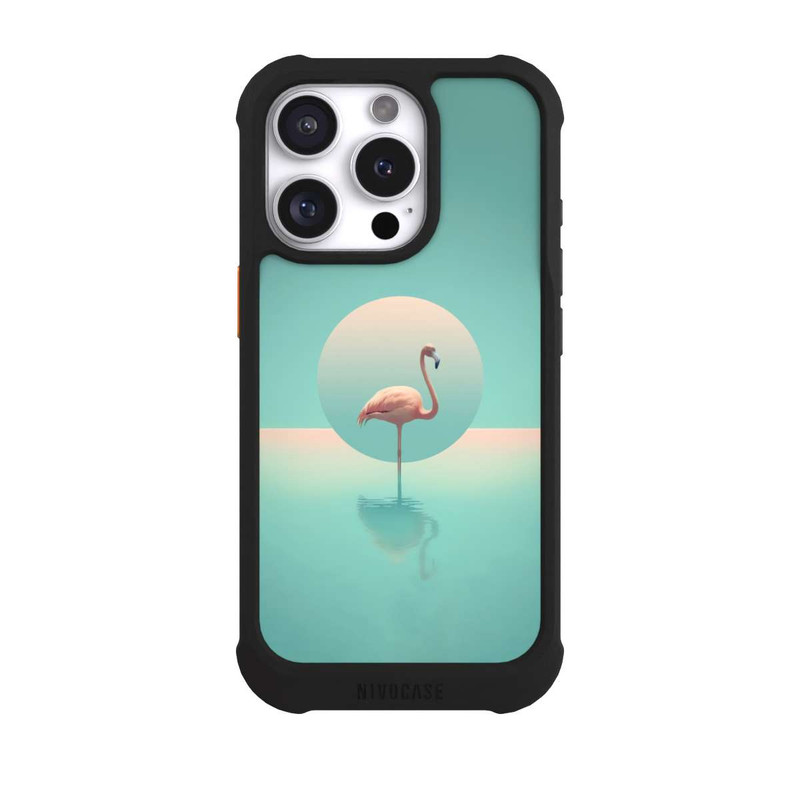 iPhone 16 Pro NIVOmax Flamingo In The Pool 