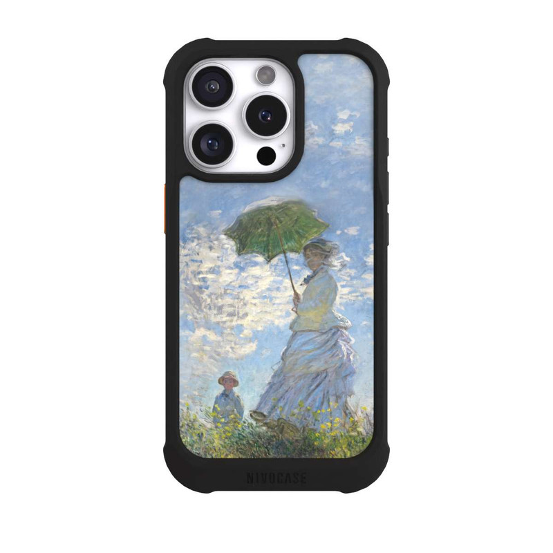 iPhone 16 Pro NIVOmax Frau mit Sonnenschirm - Monet
