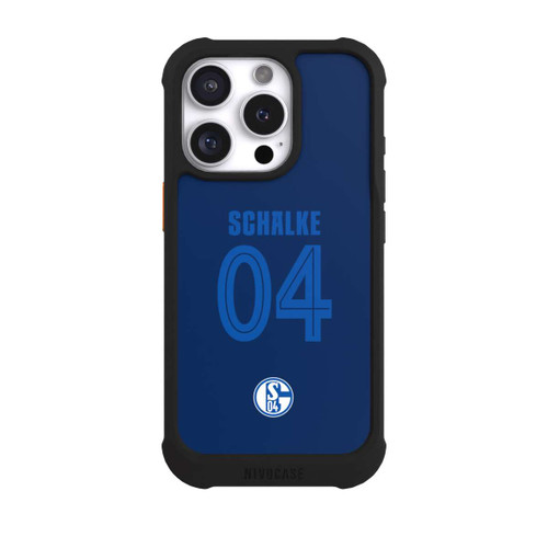 Apple iPhone 16 Pro NIVOmax Schalke 04 Dunkelblau