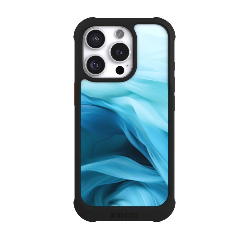 iPhone 16 Pro NIVOmax Smooth Blue Texture