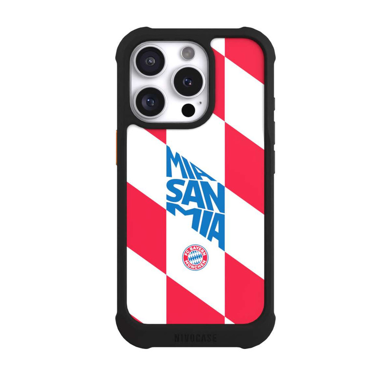 iPhone 16 Pro NIVOmax FCB Mia San Mia Rauten