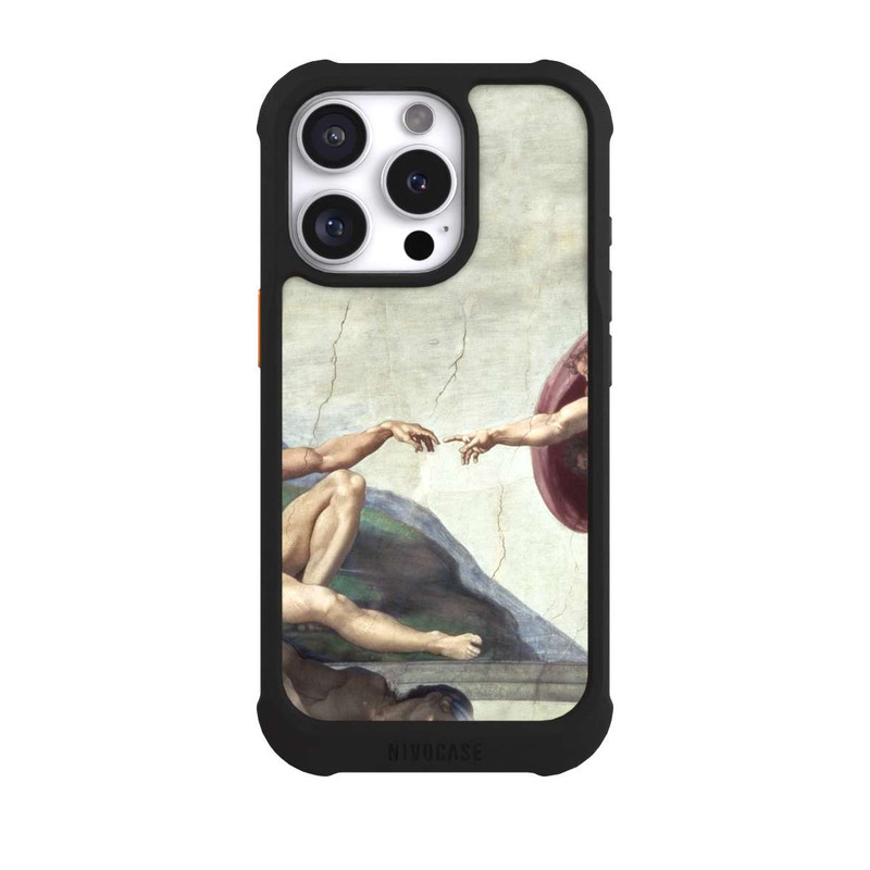 iPhone 16 Pro NIVOmax La Création d'Adam-Michel-Ange (Buonarroti)