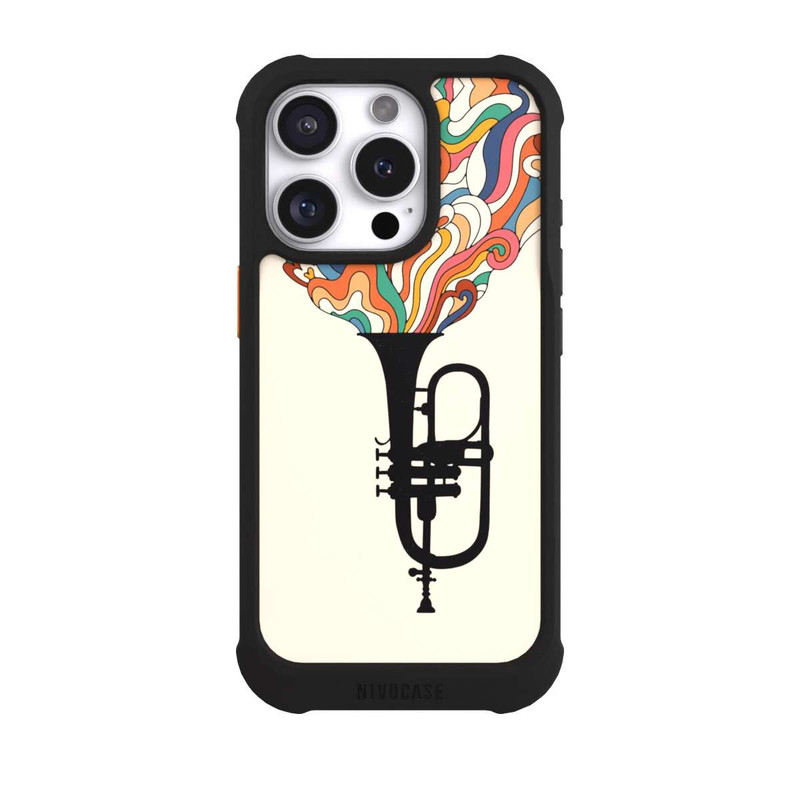 iPhone 16 Pro NIVOmax Flügelhorn Jazz bunt