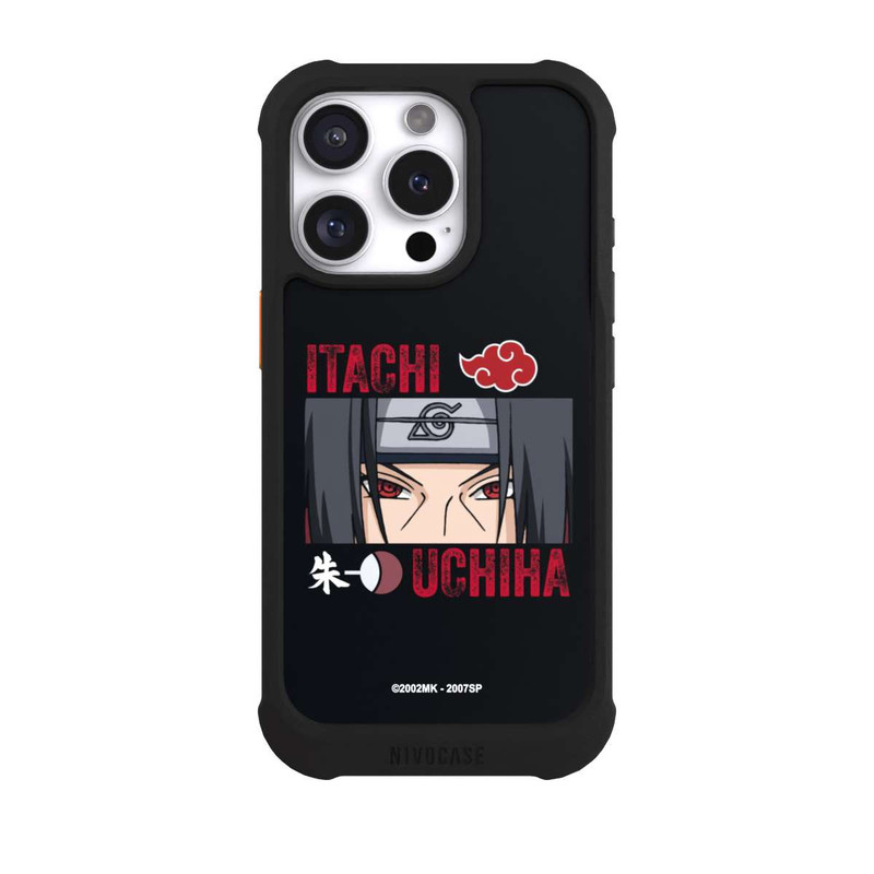 iPhone 16 Pro NIVOmax Itachi Uchiha Gros plan