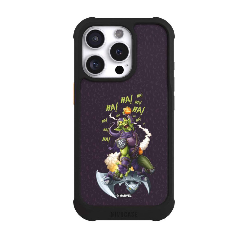 iPhone 16 Pro NIVOmax Grüner Kobold Kürbis