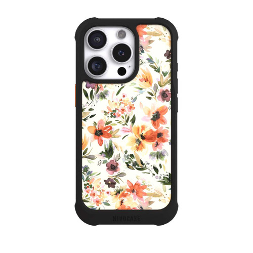 Apple iPhone 16 Pro NIVOmax Summer Artistic Flowers Ivory