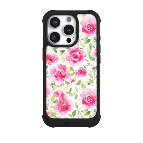 Apple iPhone 16 Pro NIVOmax Aquarell Frische Rosen