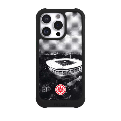 Apple iPhone 16 Pro NIVOmax SGE Stadion Schwarz Weiß