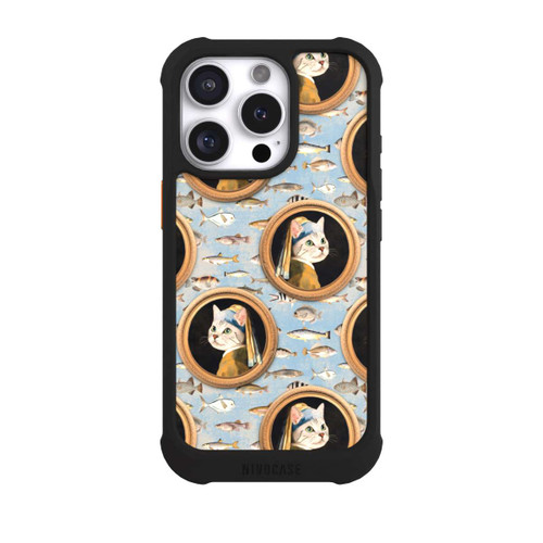 Apple iPhone 16 Pro NIVOmax Katzen Muster