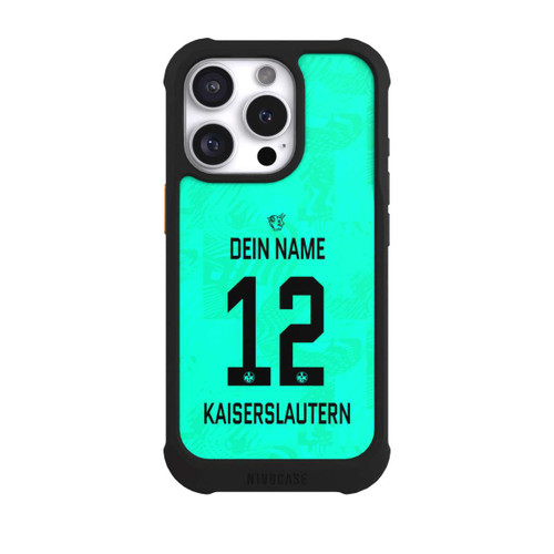 Apple iPhone 16 Pro NIVOmax 1. FCK Trikot Personalisierbar