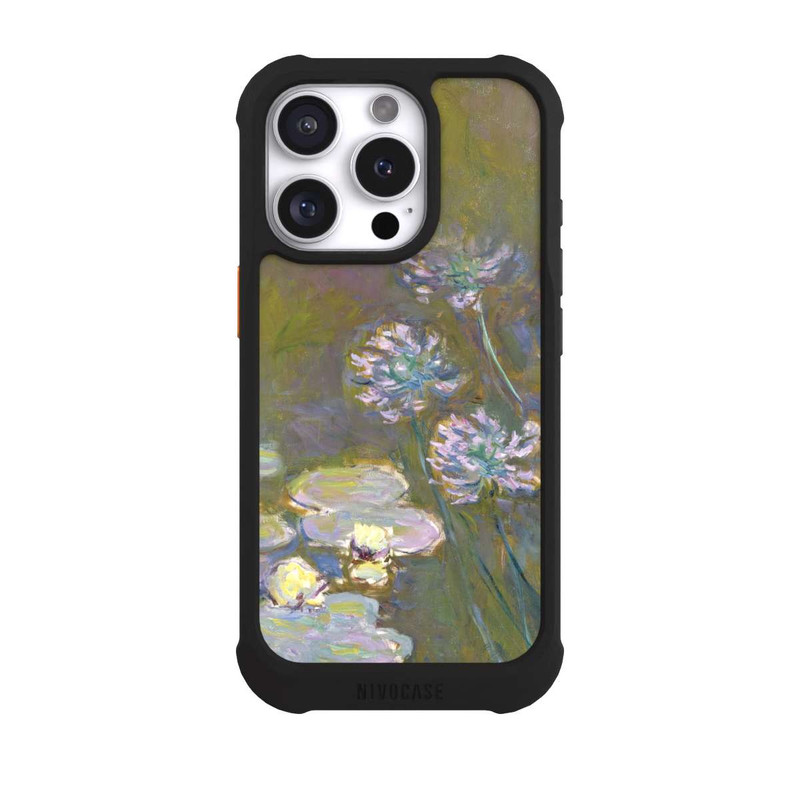 iPhone 16 Pro NIVOmax Waterlilies and Agapanthus