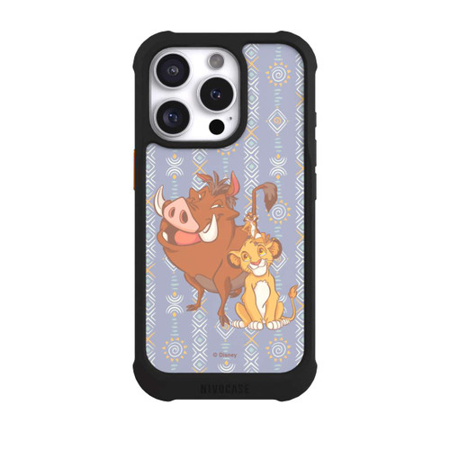 Apple iPhone 16 Pro NIVOmax Simba Timon and Pumbaa
