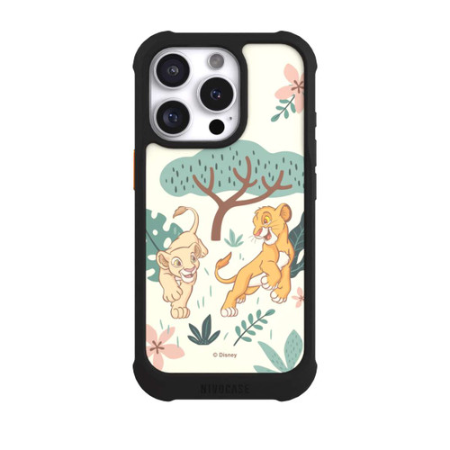 Apple iPhone 16 Pro NIVOmax Simba und Nala Floral