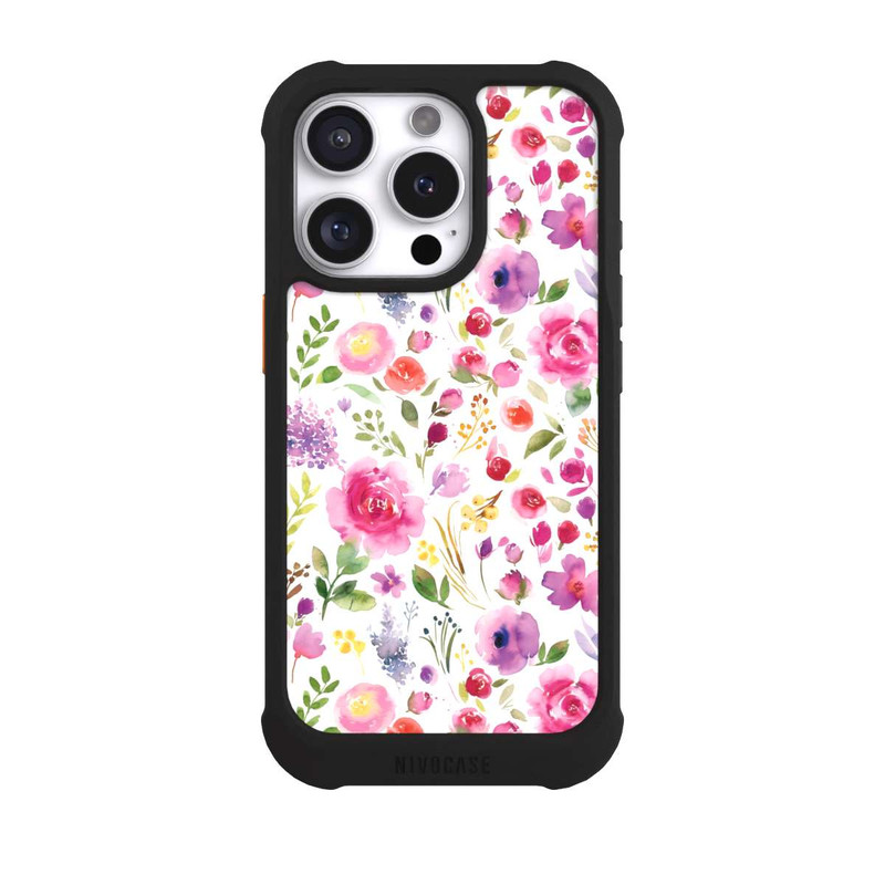 iPhone 16 Pro NIVOmax Roses Flowers Purple
