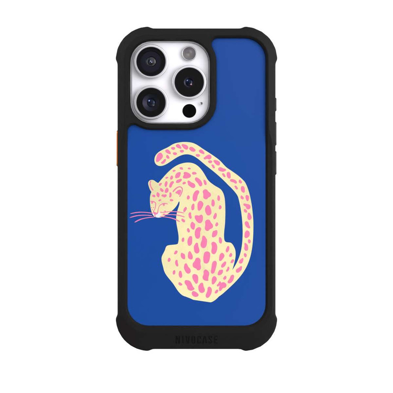 iPhone 16 Pro NIVOmax Blue Pink Cat