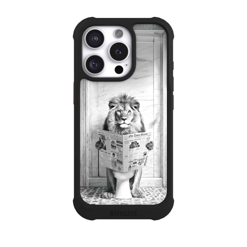 iPhone 16 Pro NIVOmax Lion Toilet