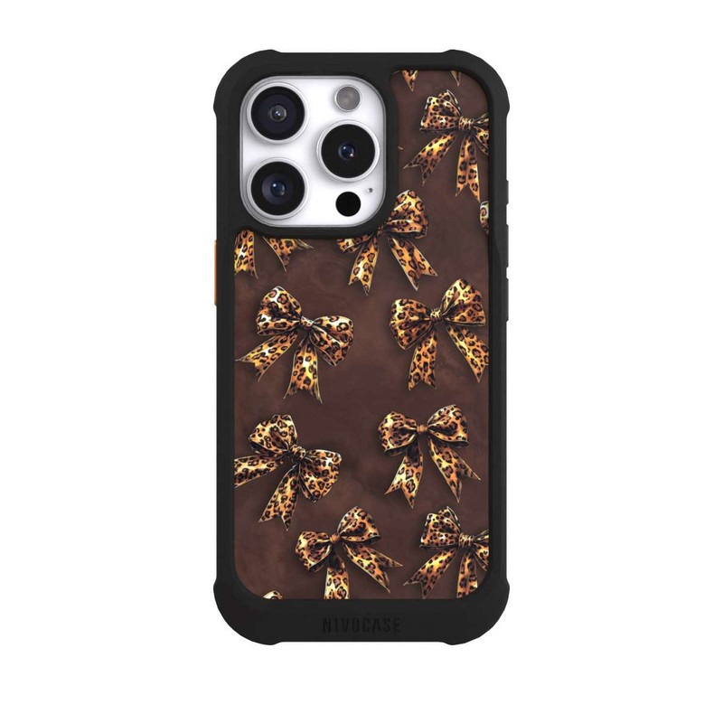 iPhone 16 Pro NIVOmax Bows Wild Cheetah