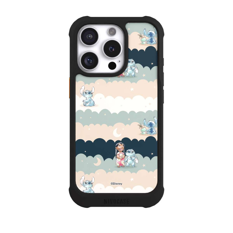 iPhone 16 Pro NIVOmax Stitch Pastel Stars Pattern