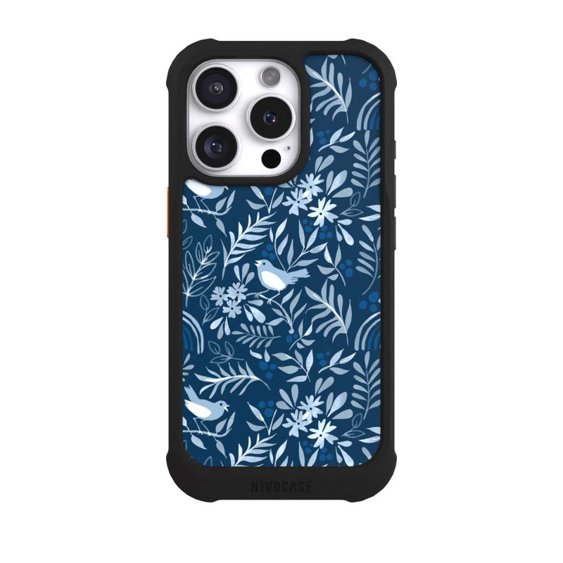 iPhone 16 Pro NIVOmax Classic Blue Pattern