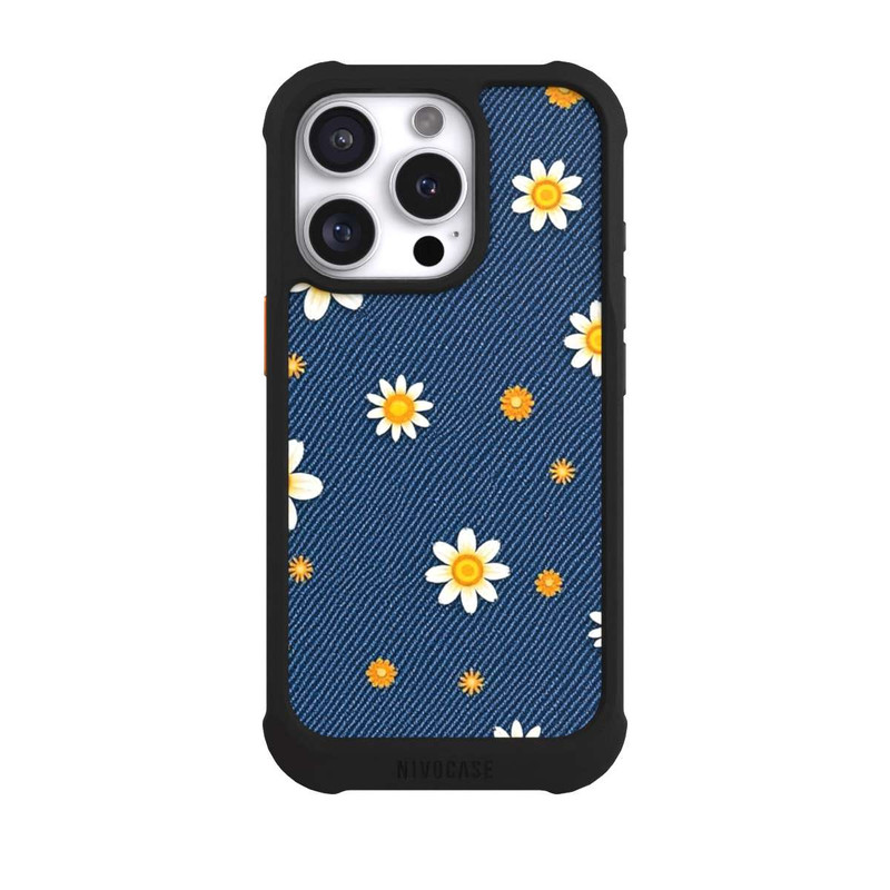 iPhone 16 Pro NIVOmax Jeans Flowers with AI