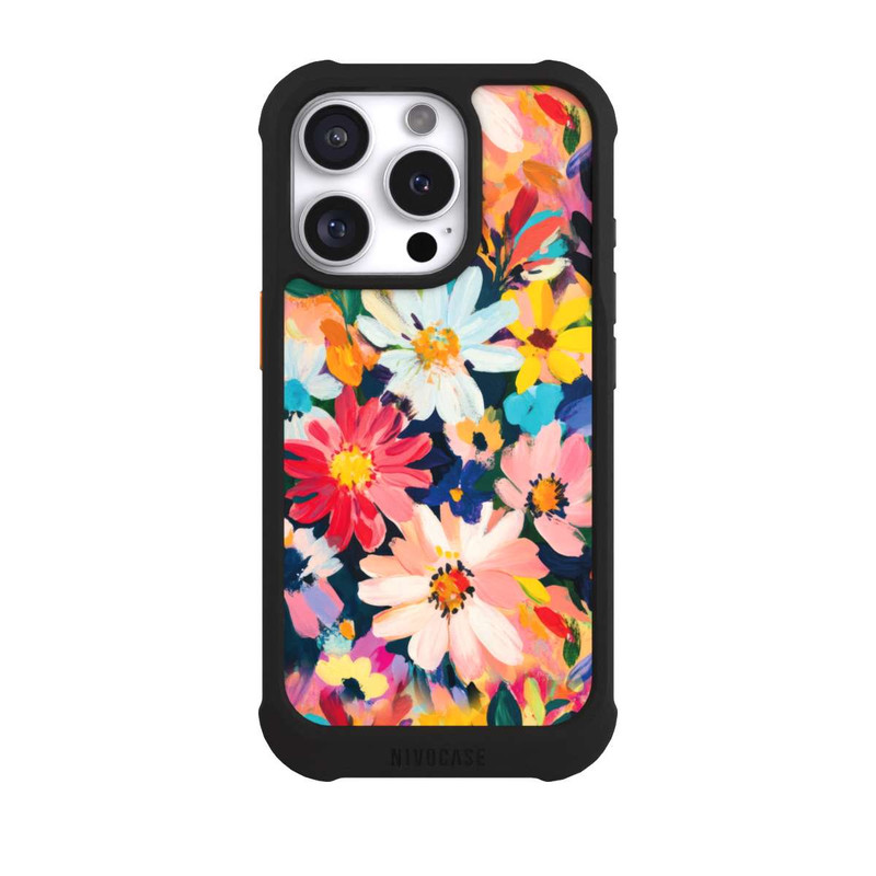 iPhone 16 Pro NIVOmax Frühlingsblumen Gemälde