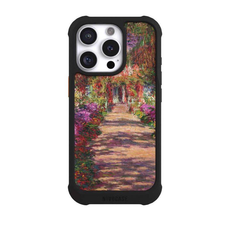 iPhone 16 Pro NIVOmax Eine Allee in Monets Garten in Giverny by Claude Monet