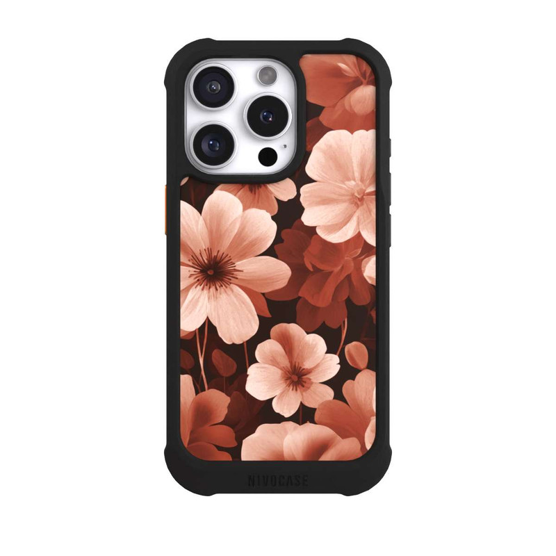 iPhone 16 Pro NIVOmax Rote Negativblumen mit KI